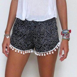 LJC DESIGNS SUMMER BOHO CASUAL SHORTS